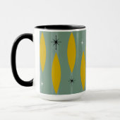 Mug Rayures de Starbursts d'ovales de la moitié du (Gauche)