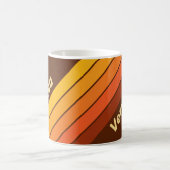 Mug Rayures de Style Vintage avec Nom (Centre)