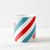 Mug Rayures de Thunderbird avec Nom (Centre)