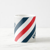 Mug Rayures de Warbird avec nom (Centre)