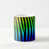 Mug Rayures de zèbre arc-en-ciel (Centre)
