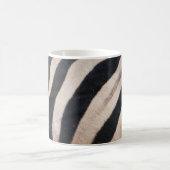 Mug Rayures de zèbre noir et blanc (Centre)