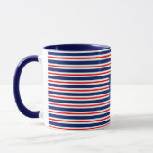 Mug Rayures d'été Monogramme Océan (Gauche)