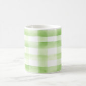 Mug Rayures écossaises vert pomme (Centre)