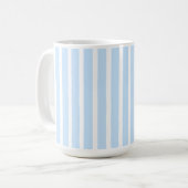 Mug Rayures fines bleu clair (Devant gauche)