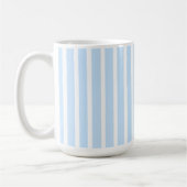 Mug Rayures fines bleu clair (Gauche)