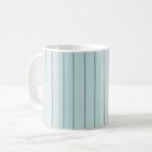 Mug Rayures Gris Bleu Sarcelle (Devant gauche)