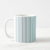 Mug Rayures Gris Bleu Sarcelle (Gauche)