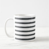 Mug Rayures grises et blanches (Gauche)