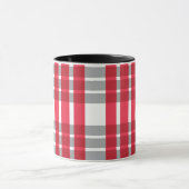 Mug Rayures grises rouges (Centre)