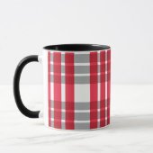 Mug Rayures grises rouges (Gauche)