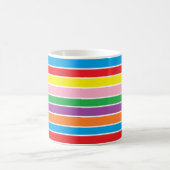 Mug Rayures horizontales arc-en-ciel (Centre)