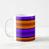 Mug Rayures horizontales oranges et pourpres (Gauche)