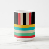 Mug Rayures Horizontales Verticales Multicolores (Centre)