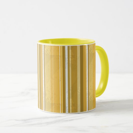 Mug Rayures Jaune (Devant droit)