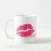 Mug Rayures minces magenta (Gauche)
