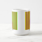 Mug Rayures Modèles Abstraites de quatre photos (Centre)