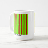 Mug Rayures Modèles Abstraites de quatre photos (Devant gauche)