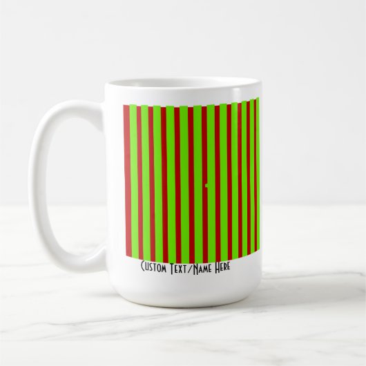 Mug Rayures Modèles Abstraites de quatre photos (Gauche)