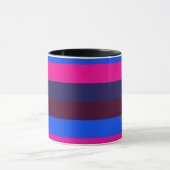 Mug Rayures néon de minuit (Centre)