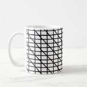 Mug Rayures Noir et Blanc Rayures (Gauche)