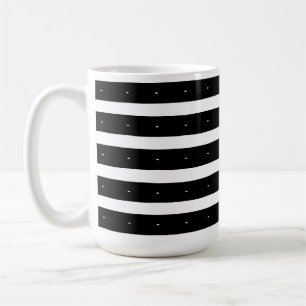Mug Rayures noires et blanches