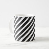 Mug Rayures noires et blanches (Devant gauche)