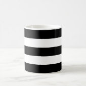 Mug Rayures noires et blanches horizontales (Centre)