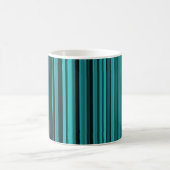 Mug Rayures noires et sarcelle (Centre)