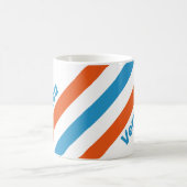Mug Rayures Nostalgiques d'Été avec Nom (Centre)