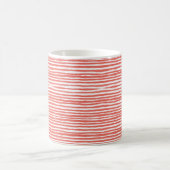 Mug Rayures orange, lignes (Centre)