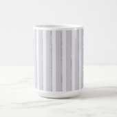 Mug Rayures Pailletées Violet Lavande Blanc (Centre)