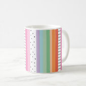 Mug Rayures Pop Whimsical (Devant droit)