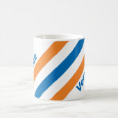 Mug Rayures Rétro New Amsterdam avec Nom (Centre)