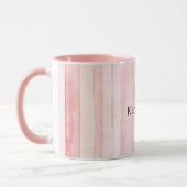 Mug Rayures Rose Fille (Gauche)