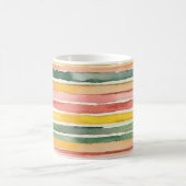 Mug Rayures rose jaune vert (Centre)