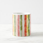 Mug Rayures rose vert jaune (Centre)