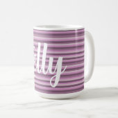 Mug Rayures roses (Devant droit)