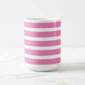 Mug Rayures roses et blanches (Centre)