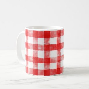 Mug Rayures Rouges Blanches