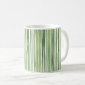 Mug Rayures Vertes (Devant droit)