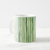 Mug Rayures Vertes (Devant gauche)