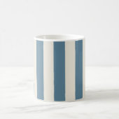 Mug Rayures verticales bleues et crème (Centre)