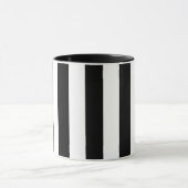 Mug Rayures verticales noires et blanches (Centre)