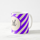 Mug Rayures violettes (Devant droit)