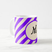 Mug Rayures violettes (Devant gauche)