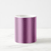 Mug Rayures violettes ondulées design moderne (Centre)