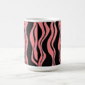 Mug Rayures zèbre noir et rose (Centre)