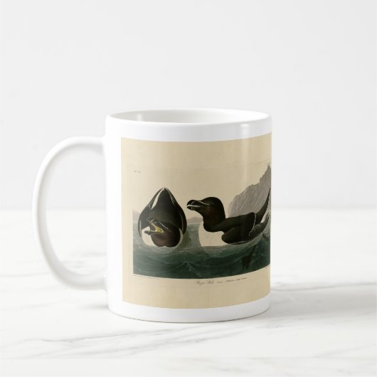 Mug Razor Bill, John James Audubon's Birds of America  (Gauche)