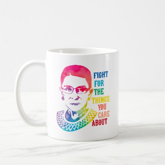 Mug RBG Lutte Pour Les Choses Qui Vous Intéressent (Gauche)